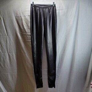 Pretty Little Things Black Pleather Leggings Womens Size 6
